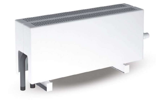Конвектор напольный двухрядный для помещений с большими застекленными поверхностями или холодными стенами с нижним подключением TEPLA Classic Expo L TPLCE1655L Конвекторы электрические